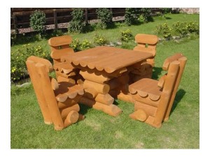 Деревянная садовая мебель